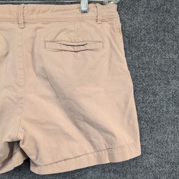 Banana Republic Womens Chino Shorts Tan Size 8 Slash Pockets - Picture 9 of 10